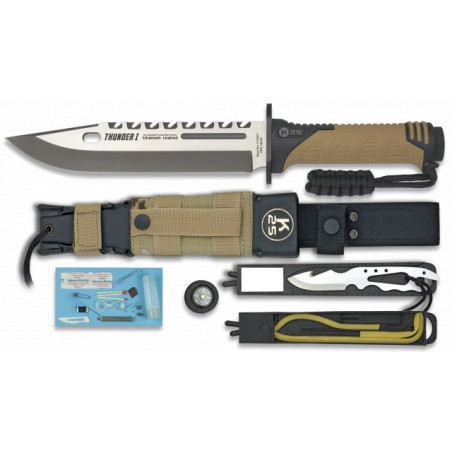 K25.Cuchillo THUNDER I. Camo Sand. H: 9