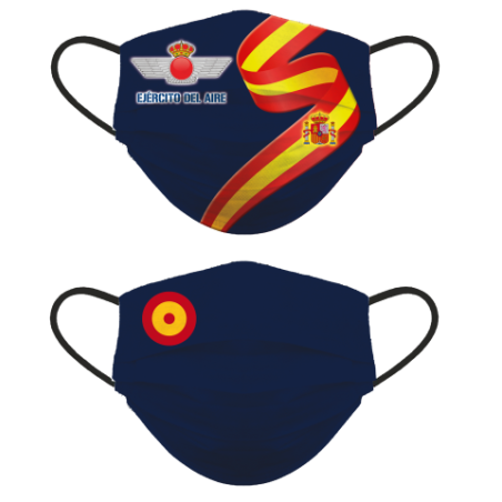 Cubre Mascarilla reversible Ej. Aire