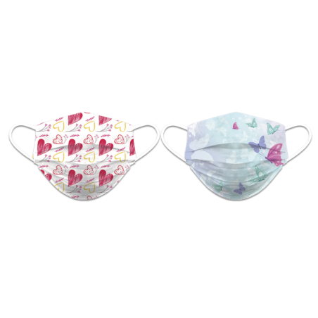 CubreMascarilla Reversible Corazones