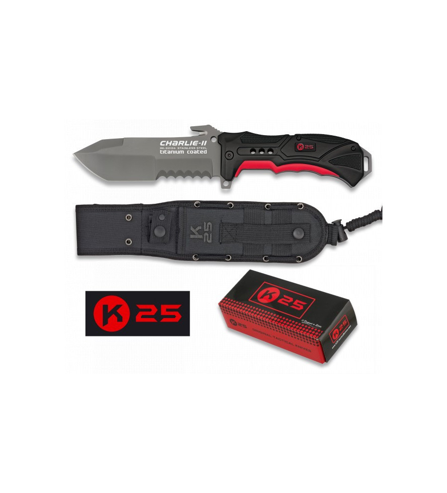 cuchillo K25 CHARLIE II. Hoja: 13