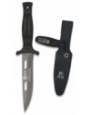 cuchillo botero K25. black coated h:12.4