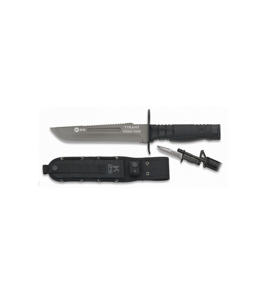cuchillo bayoneta TYRANT K25 tianium. 18