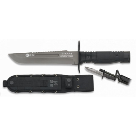 cuchillo bayoneta TYRANT K25 tianium. 18