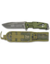 cuchillo K25 DROW-I verde. 12 cm