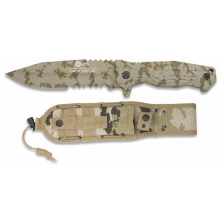 cuchillo K25 camo.titanium coated. 14