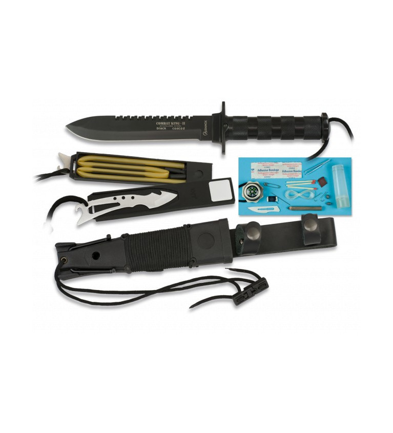 Cuchillo ALBAINOX SUPERVIVENCIA.C/F.16cm