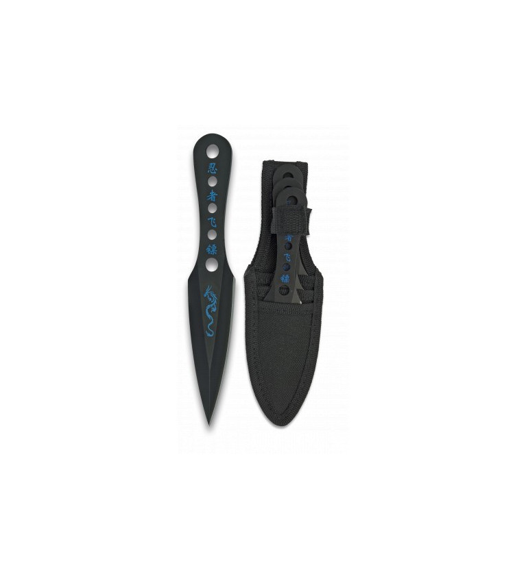 set lanzadores negros Albainox con funda