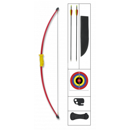 KIT INICIACIÓN ARCO RECURVO. 44" 15 lbs.