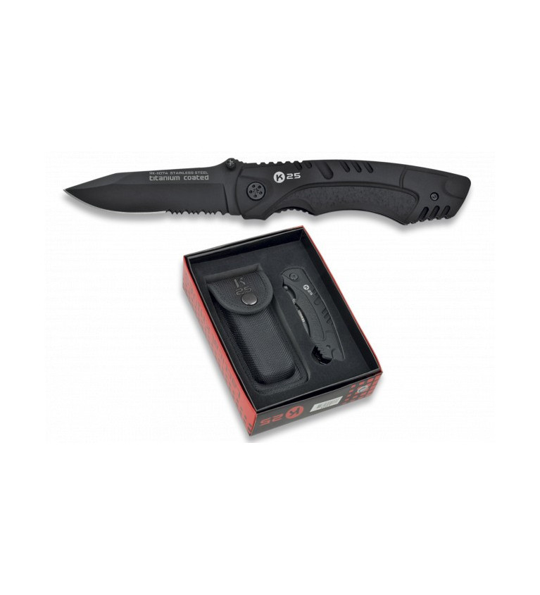 Navaja K25 TACTICA.Funda.Hoja 8 cm