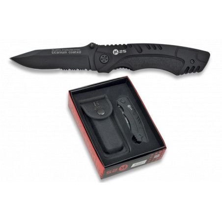 Navaja K25 TACTICA.Funda.Hoja 8 cm