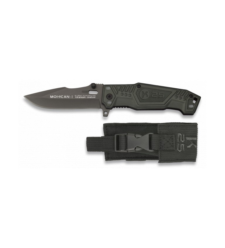 navaja K25. MOHICAN. titanium coated.7.8