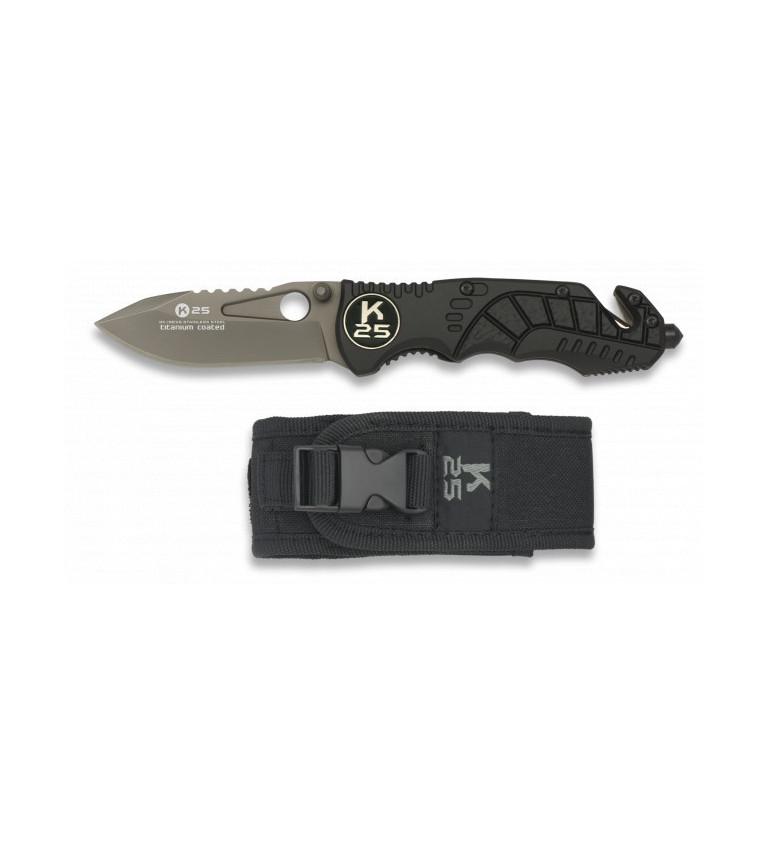 Navaja K25 titanium coated. hoja: 7