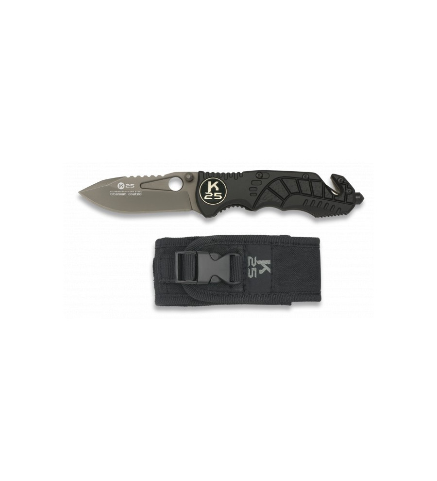 Navaja K25 titanium coated. hoja: 7