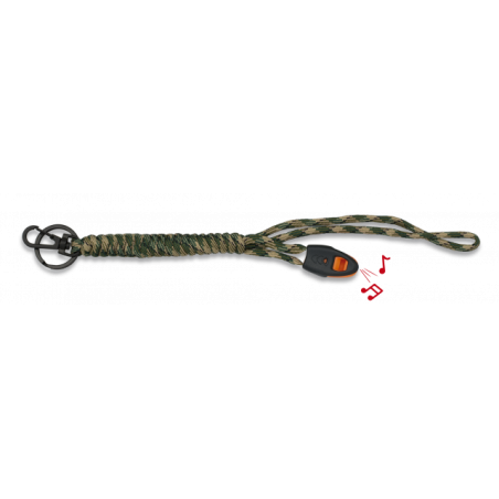 Llavero paracord con silbato CP