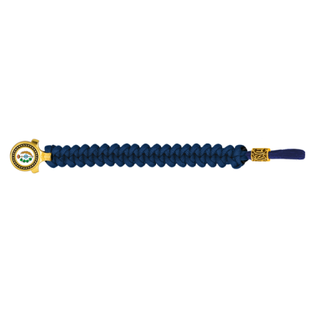pulsera paracord Barbaric oro / azul. pa