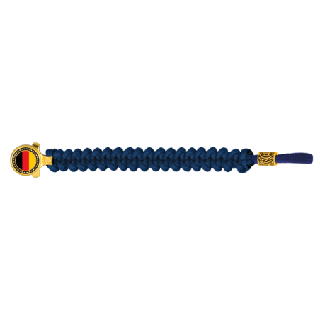 pulsera paracord Barbaric oro / azul. pa