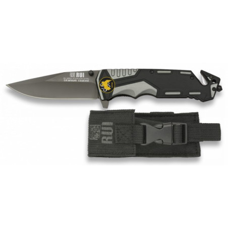 Navaja gris/negra K25 seguridad. H:9.4