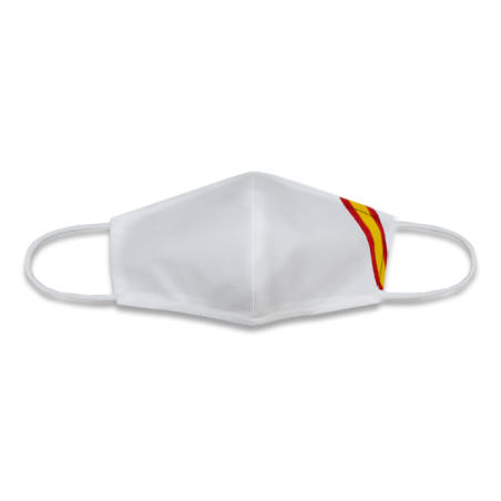 Cubre-Mascarilla blanca Bandera.