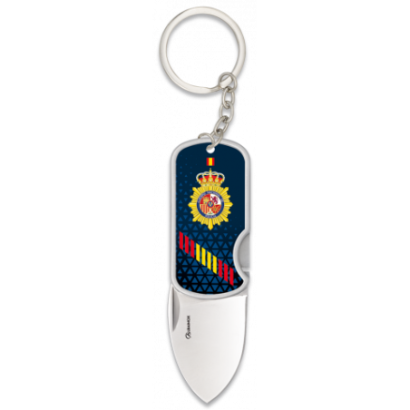 navaja 3D P. Nacional con clip y llavero