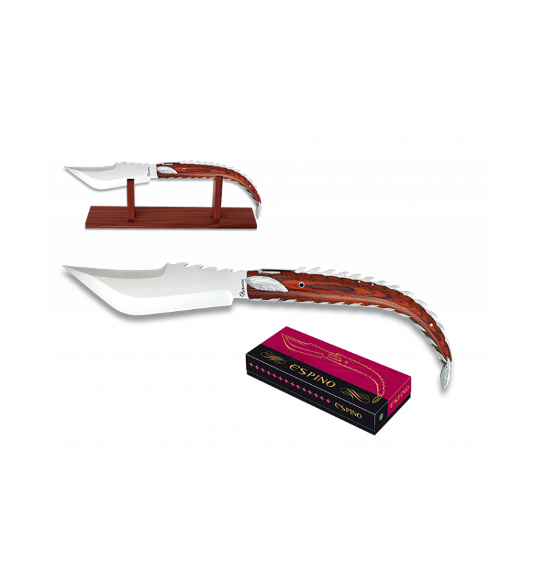 navaja "Espino" stamina roja. hoja 22.5