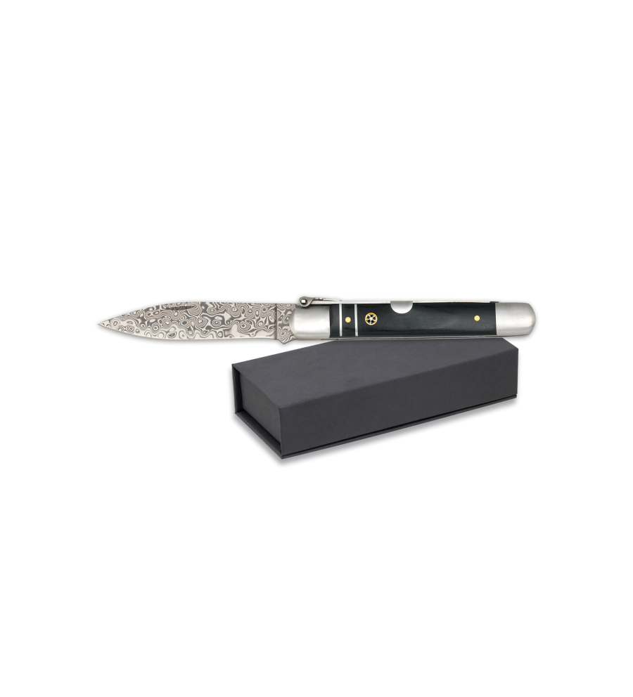 N. MACHETE Nº 1. Stamina negra damasco.