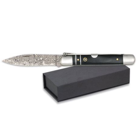 N. MACHETE Nº 1. Stamina negra damasco.