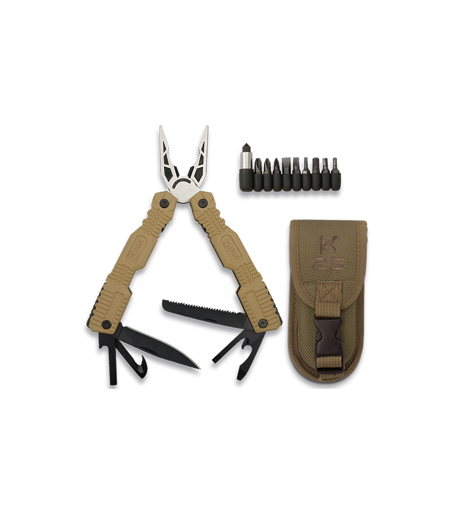 alicate coyote K25 con funda. 19 usos.