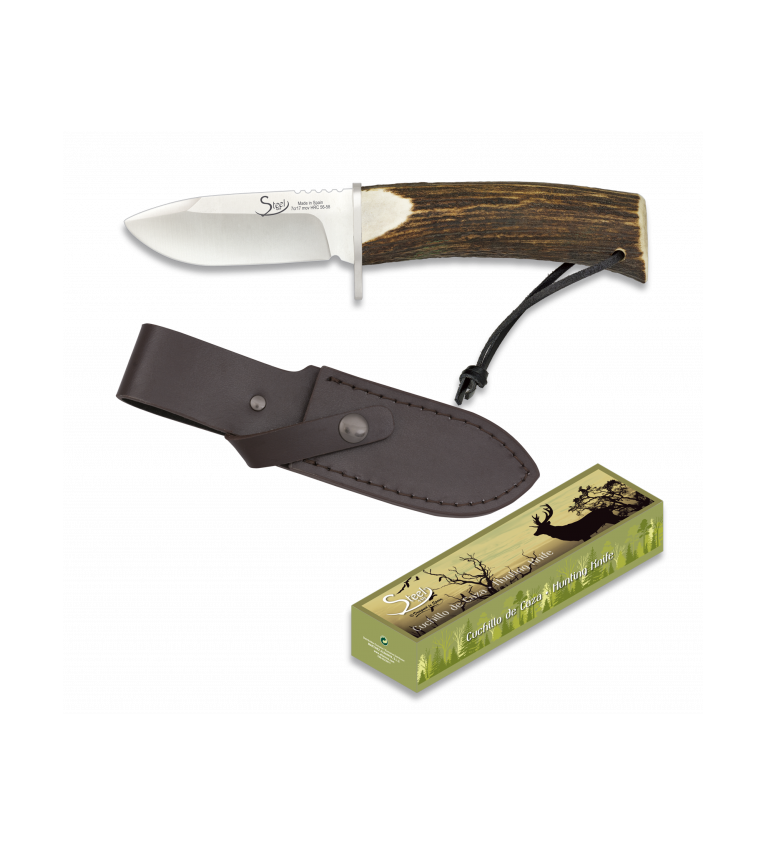 cuchillo ciervo. hoja 9 cm. steel 440