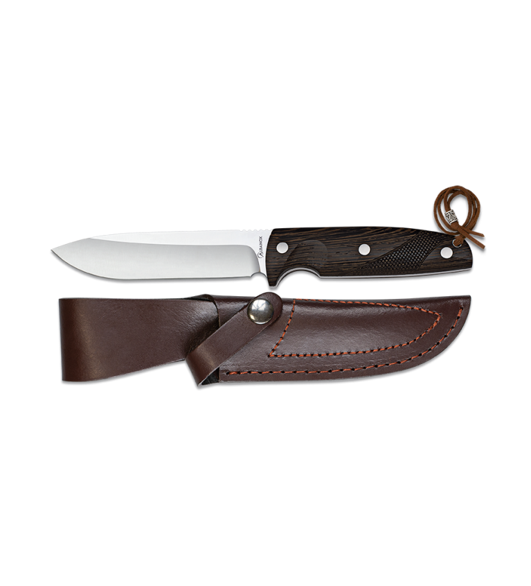 cuchillo albainox caza madera wengue.