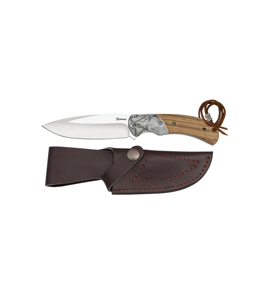 Cuchillo caza Albainox madera virola Jab