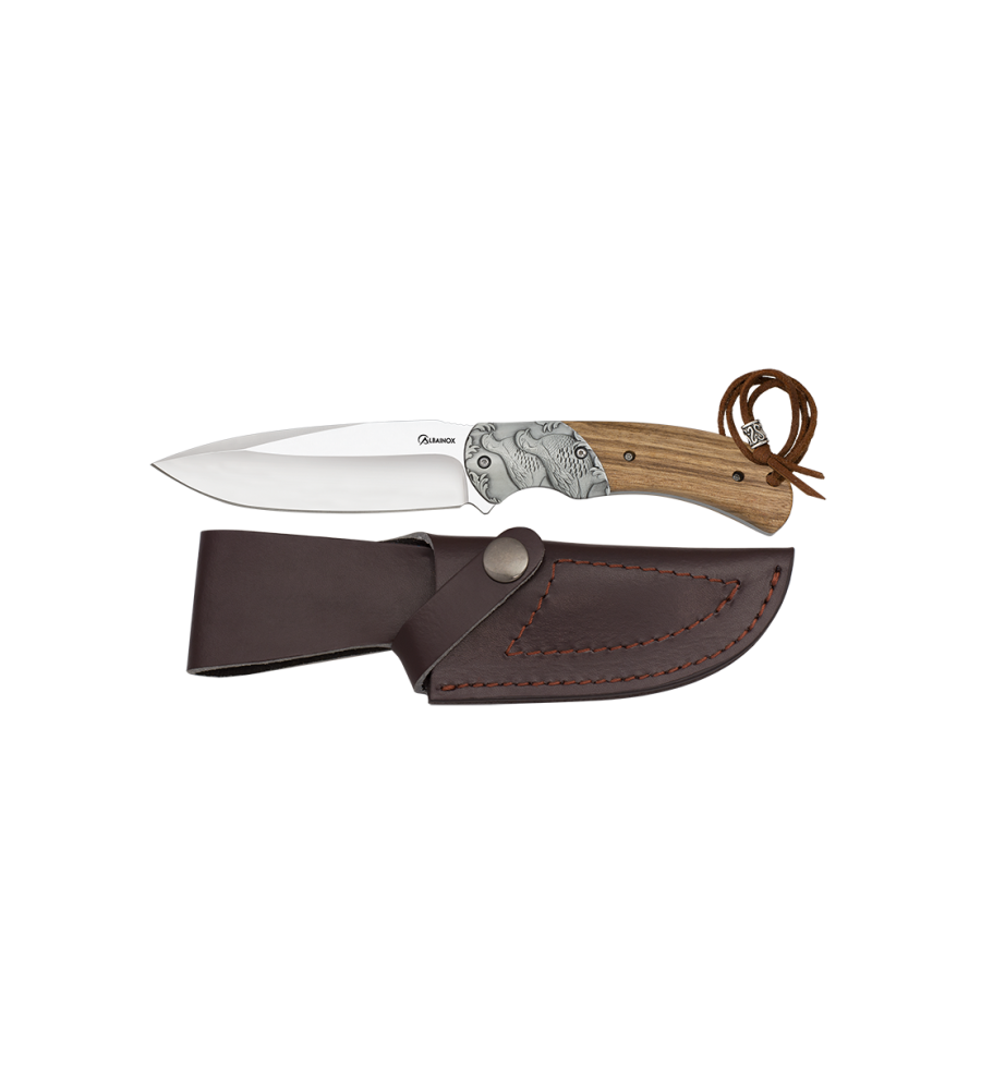 Cuchillo caza Albainox madera virola Per