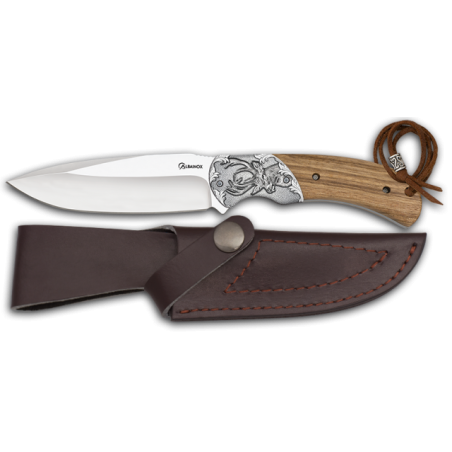 Cuchillo caza Albainox madera virola Cie