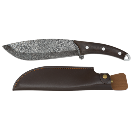 cuchillo pluma "leaf printing" H: 20 cm