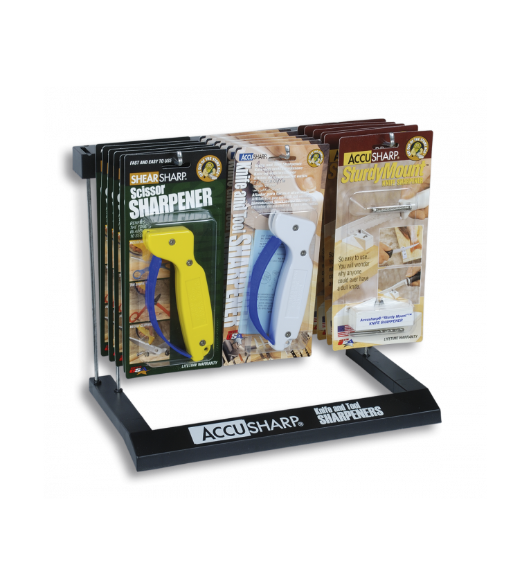 Expositor 3 modelos afiladores ACCUSHARP