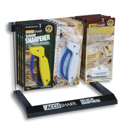 Expositor 3 modelos afiladores ACCUSHARP