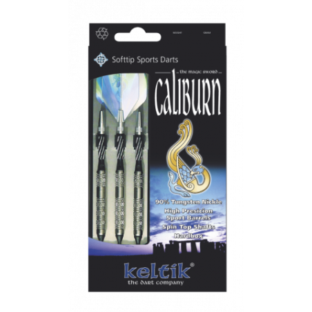 Dardos Sopttip "CALIBURN".Tugst.3 pz.18g
