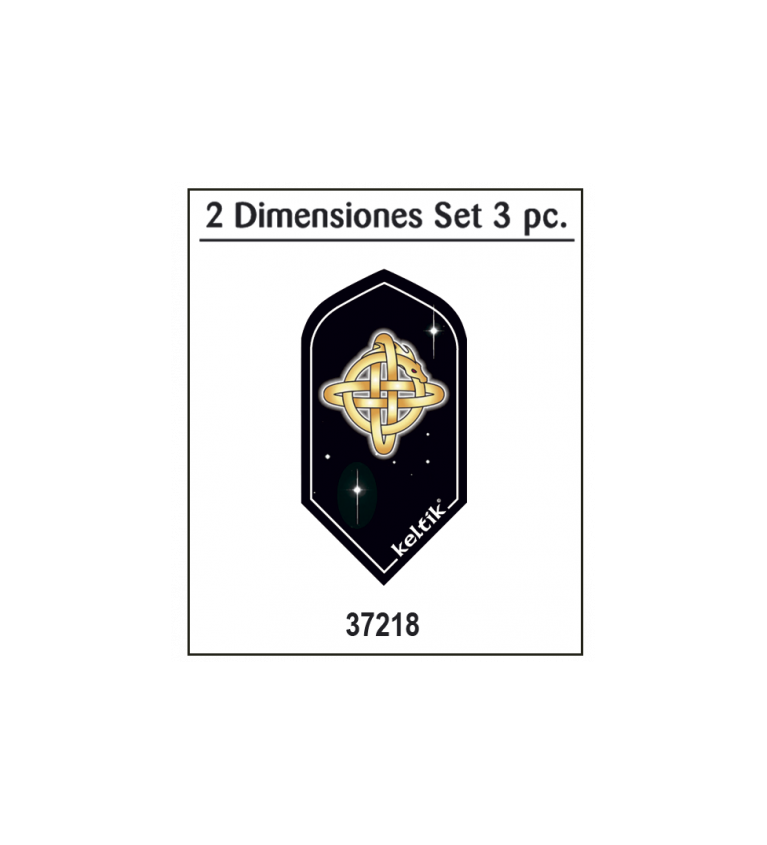 Voladores finos GOLD. Set 3 voladores