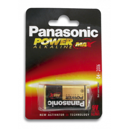 PANASONIC 9 V. 6LR61 - 1 PZ -