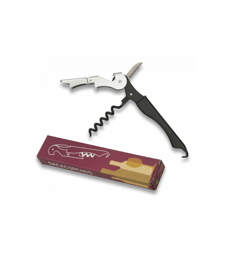 ABREBOTELLAS NEGRO BASCULANTE