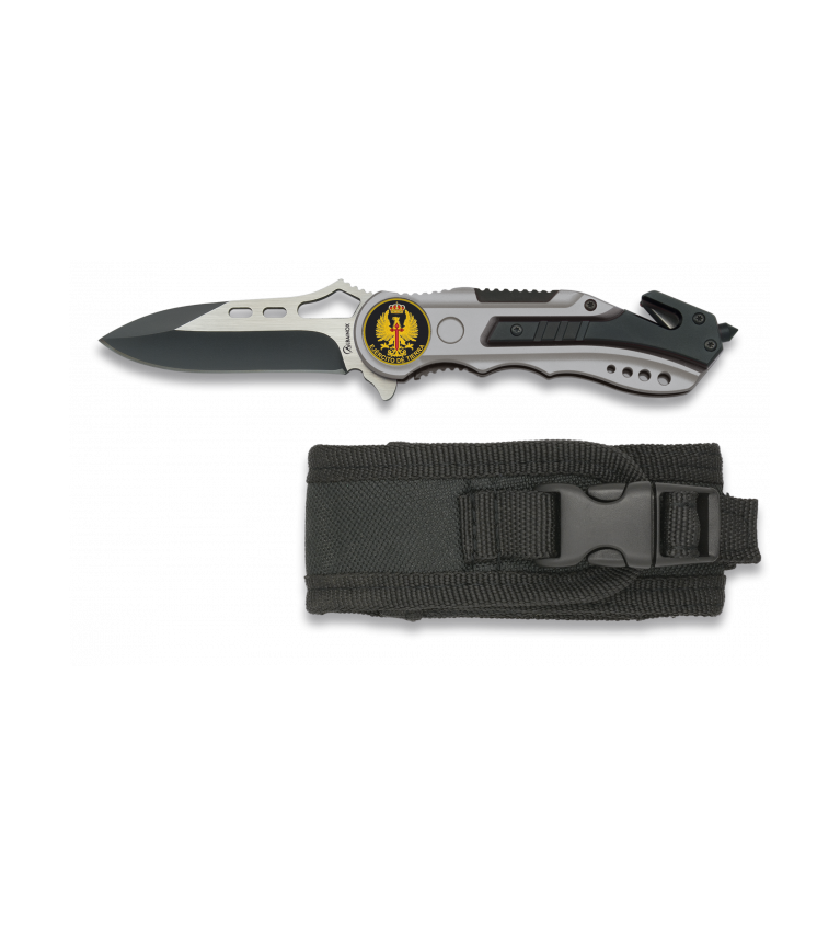 Navaja Albainox gris sin sierra. h:6.5