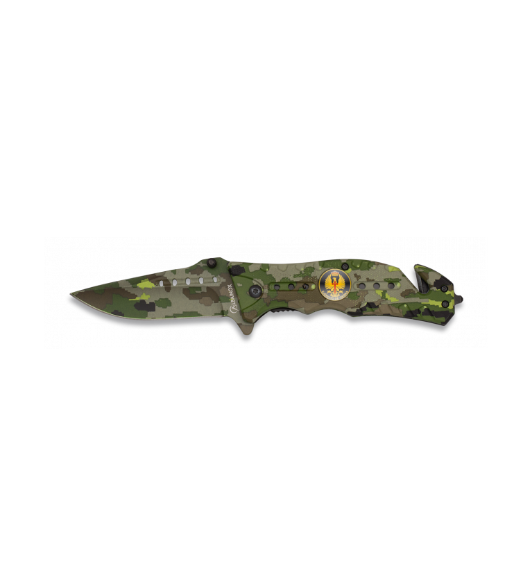 Navaja Albainox  Camo Verde. H: 8