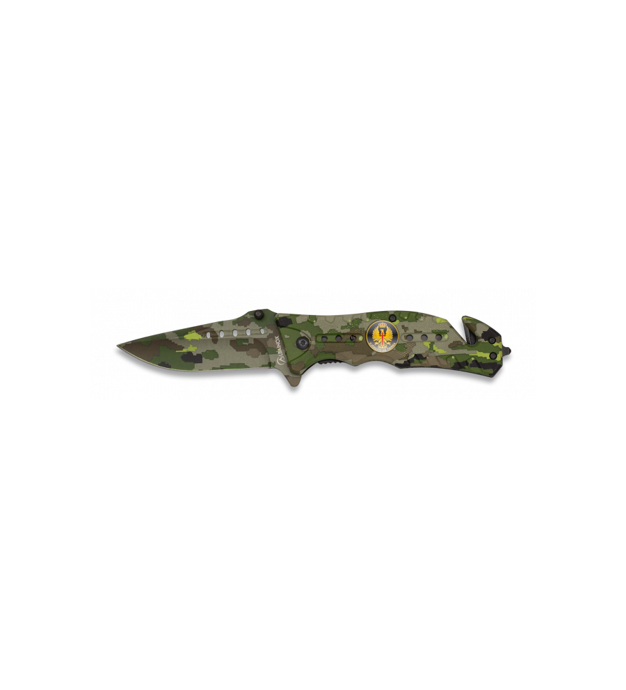 Navaja Albainox  Camo Verde. H: 8