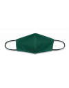 Cubre-Mascarilla Verde Liso. Mediano.