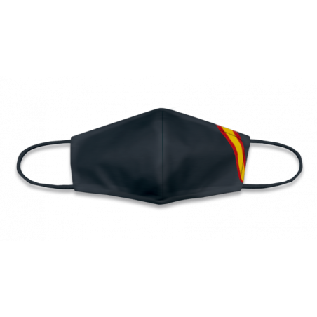Cubre-Mascarilla Negra Bandera Mediana