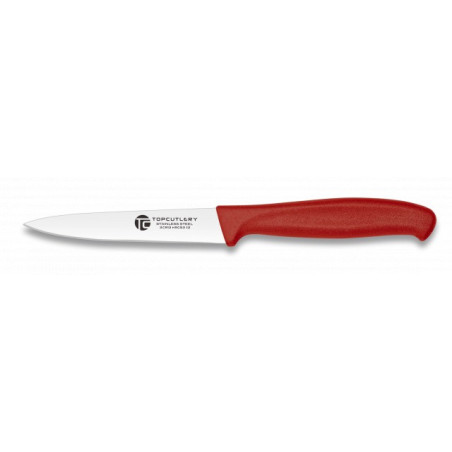 cuchillo pelador top cutlery. h:10 Rojo