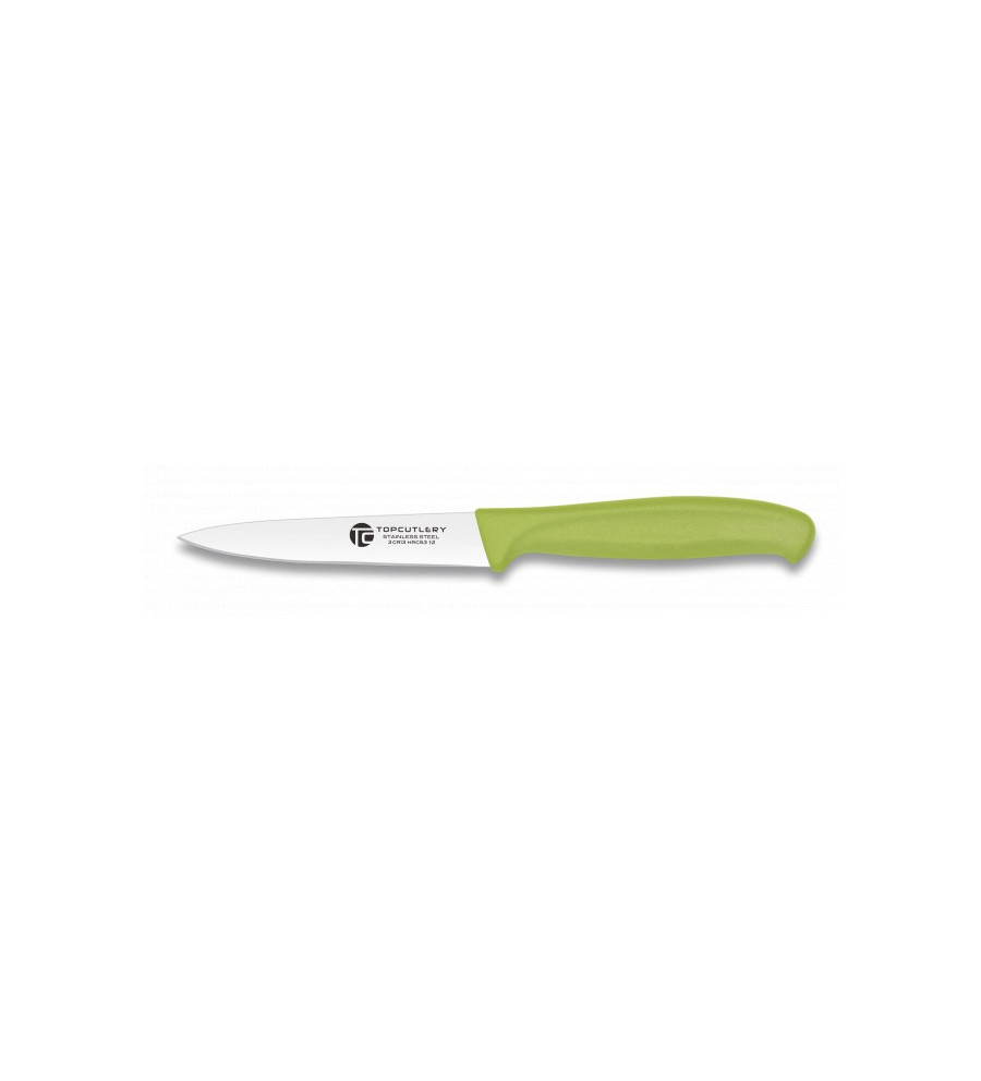 cuchillo pelador top cutlery.10 cm.Verde