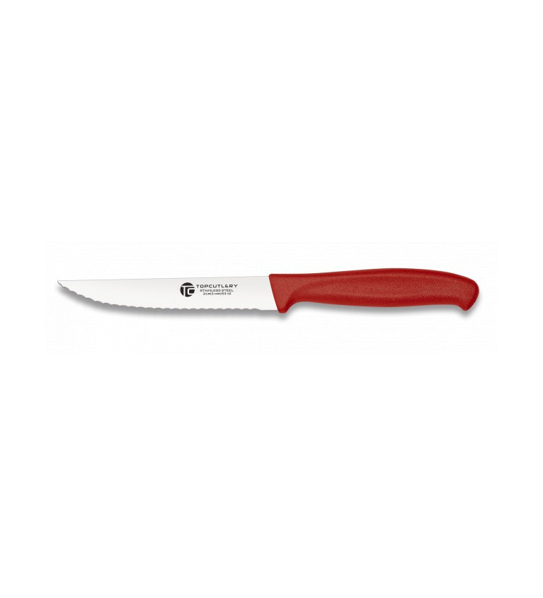 cuchillo de mesa Top Cutlery.h:11.5 Rojo
