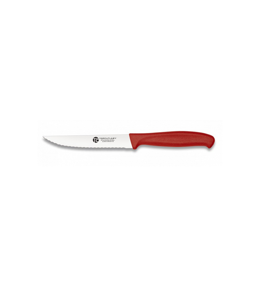 cuchillo de mesa Top Cutlery.h:11.5 Rojo