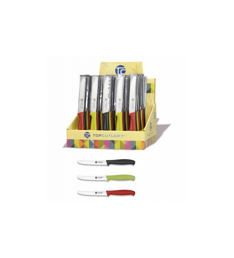 Expositor 48 piezas cuchillos mesa 11.5