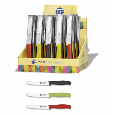 Expositor 48 piezas cuchillos mesa 11.5